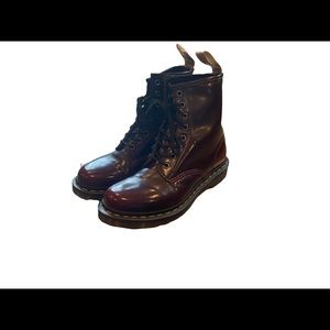 Dr. Martens Vegan 1460 Cherry Red Boots